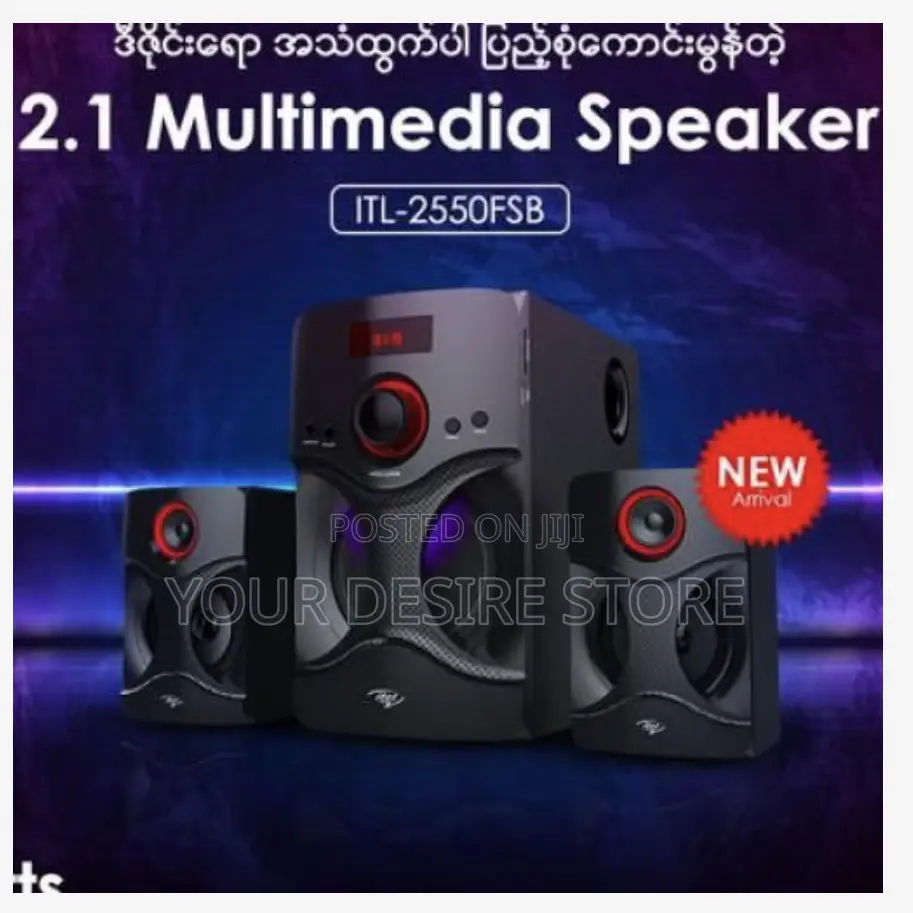 Itel 2.1ch Home Theatre System With Bluetooth Mad Sound!!