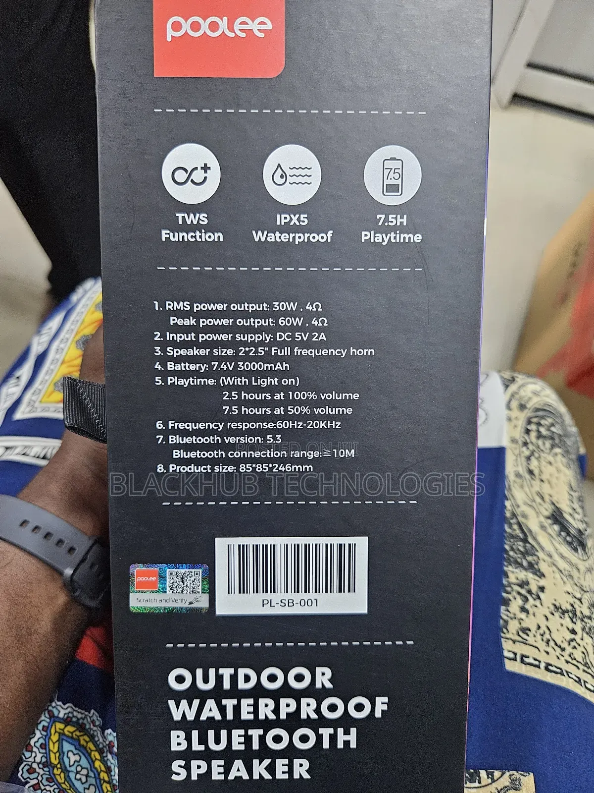 Poolee Stream 60w Outdoor Waterproof Bluetooth Speaker