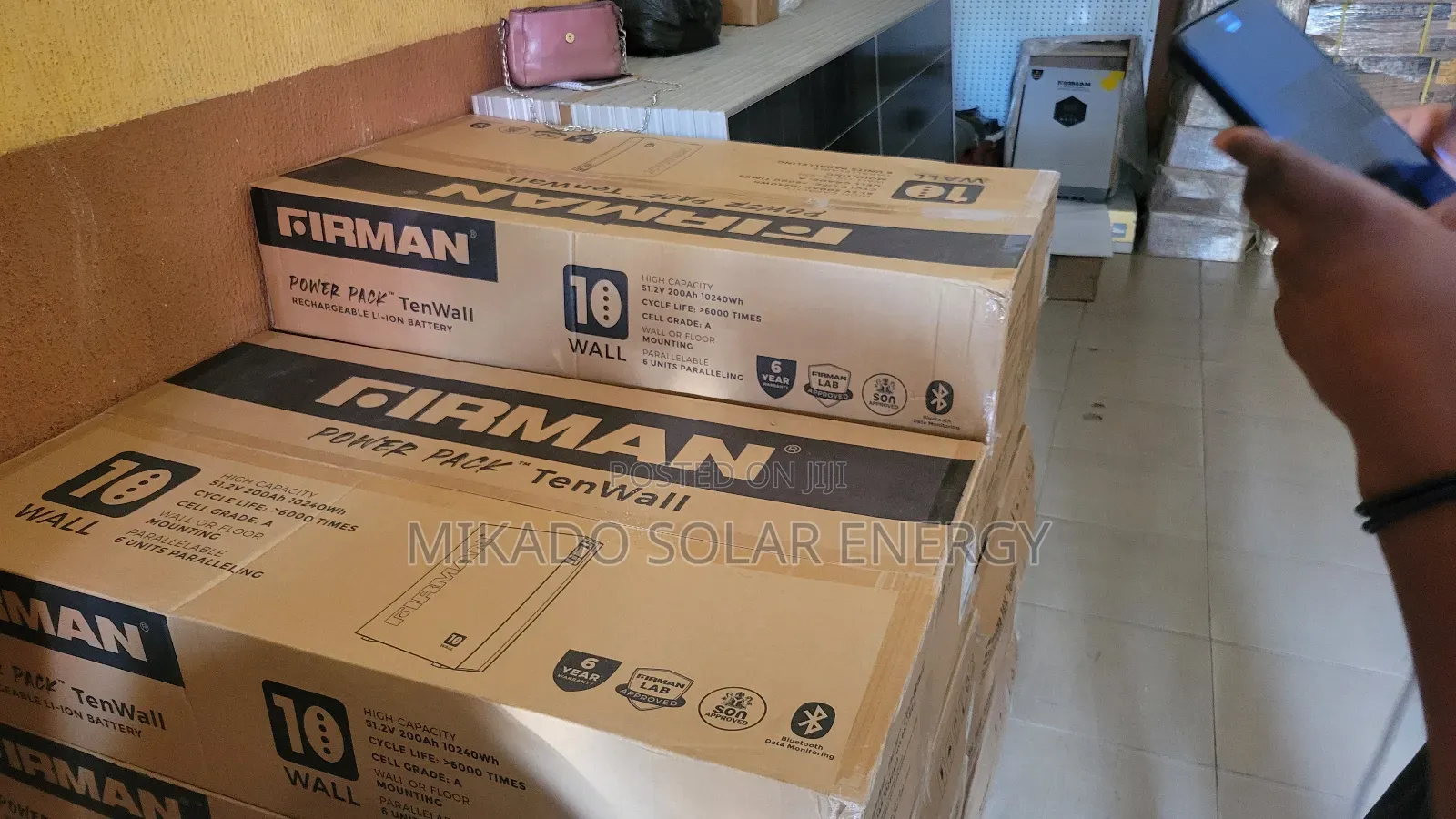 10kwh 51.2v Firman Lithium Iron Battery