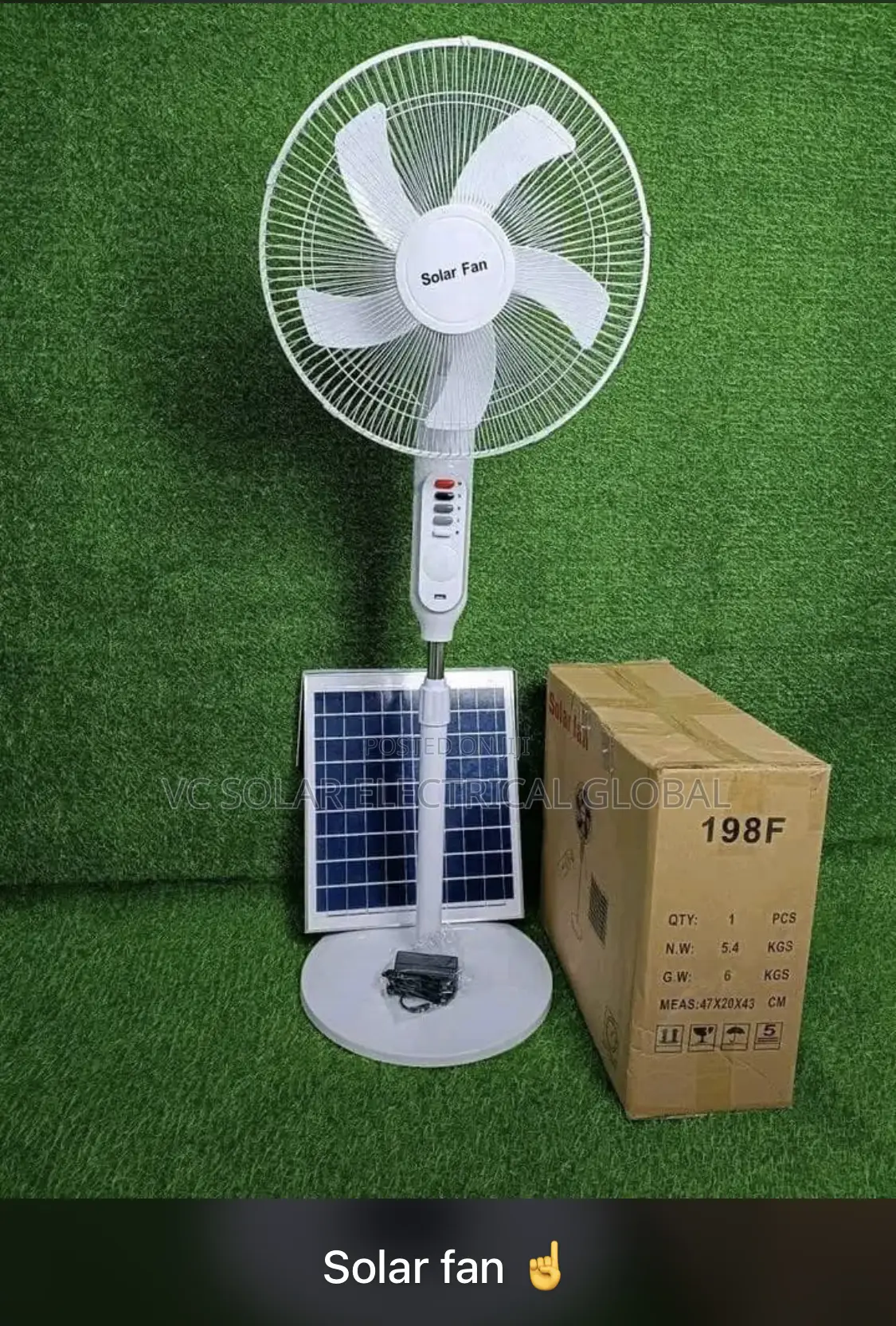 Solar Fan 198 F