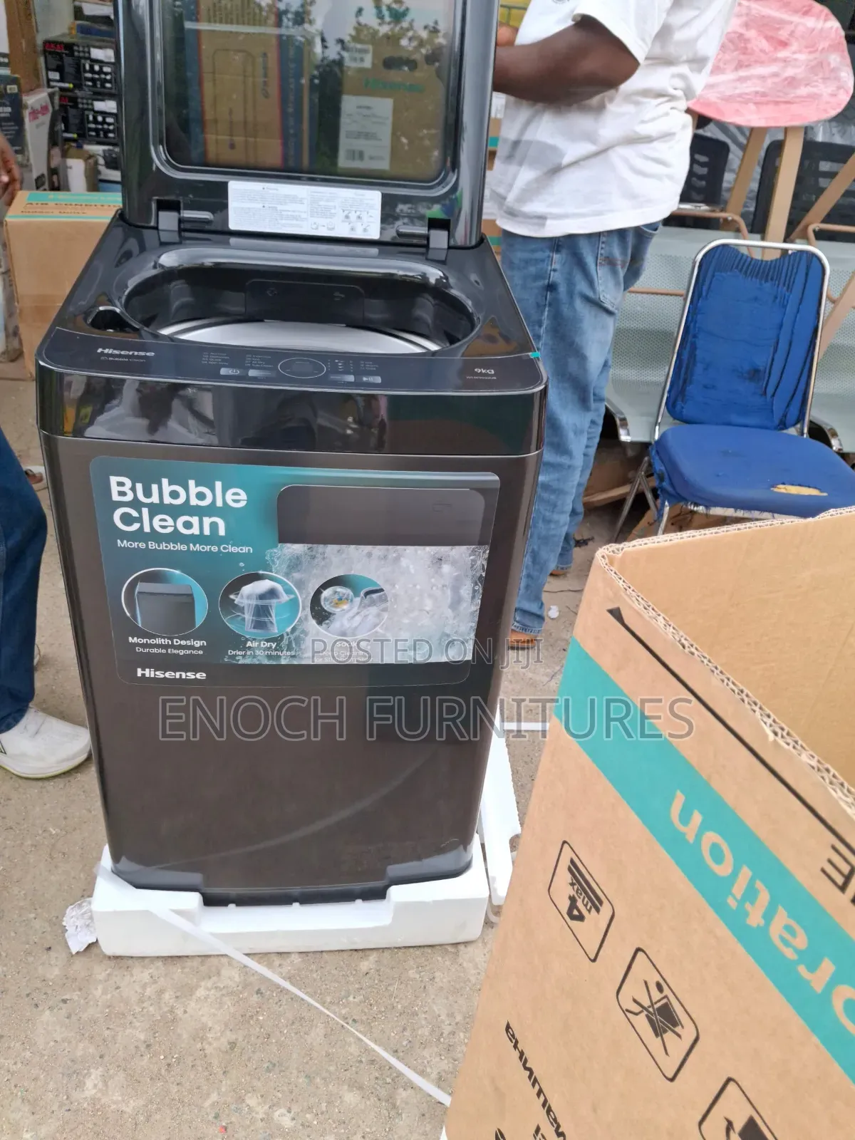 Hisense Washing Machine 9kg Wash and Spin