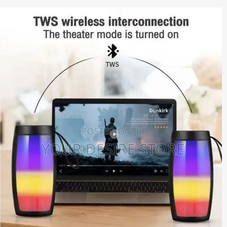 RGB Wireless Bluetooth Speaker Home Outdoor Portable