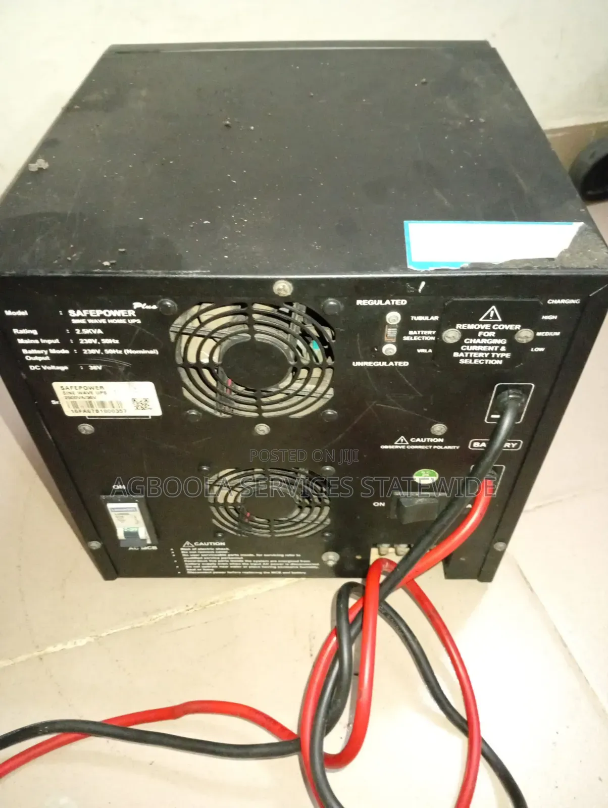 2.5 Kva 36 Volts Safe Power Inverter