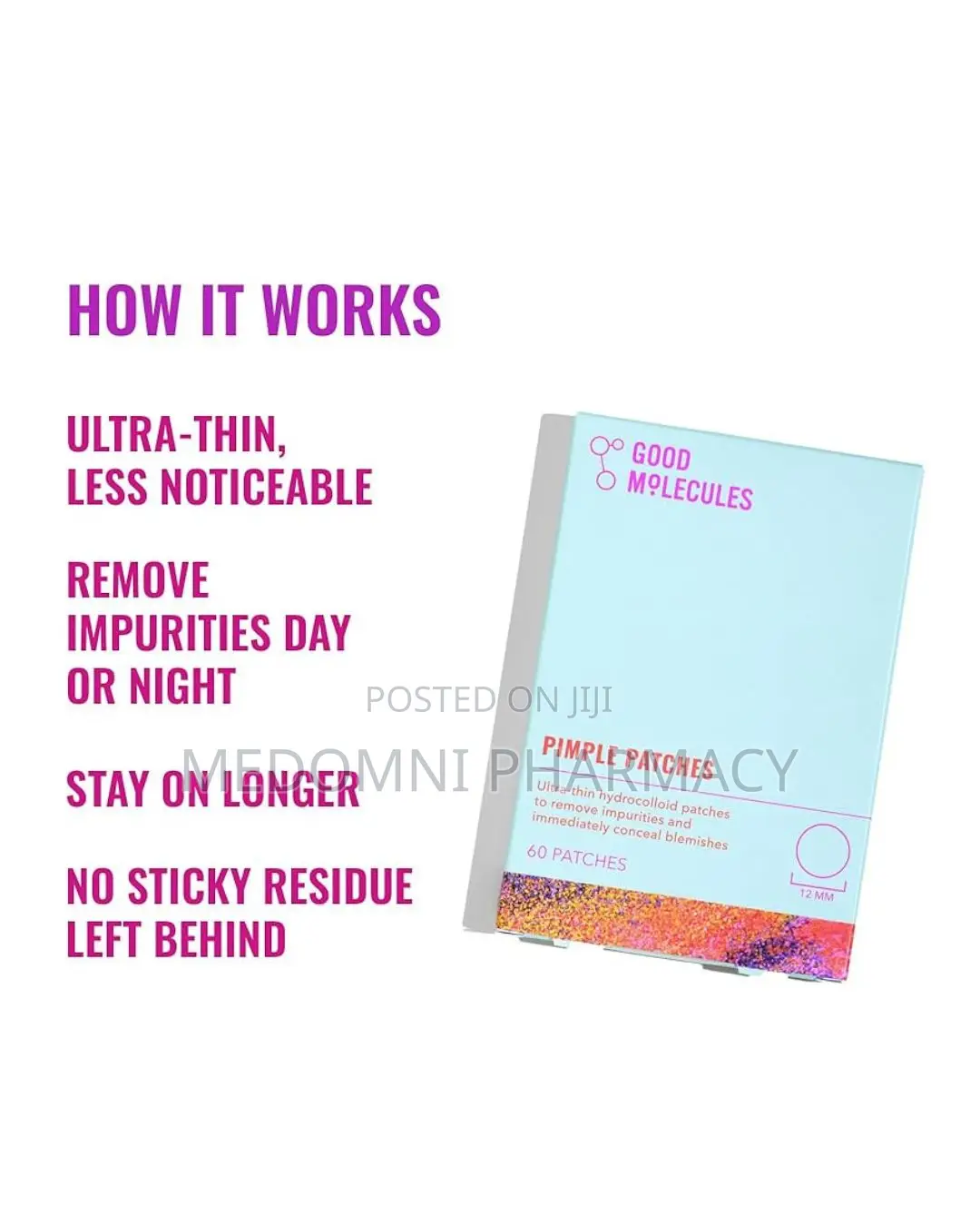 Good Molecules Pimple Patches X60 Patches