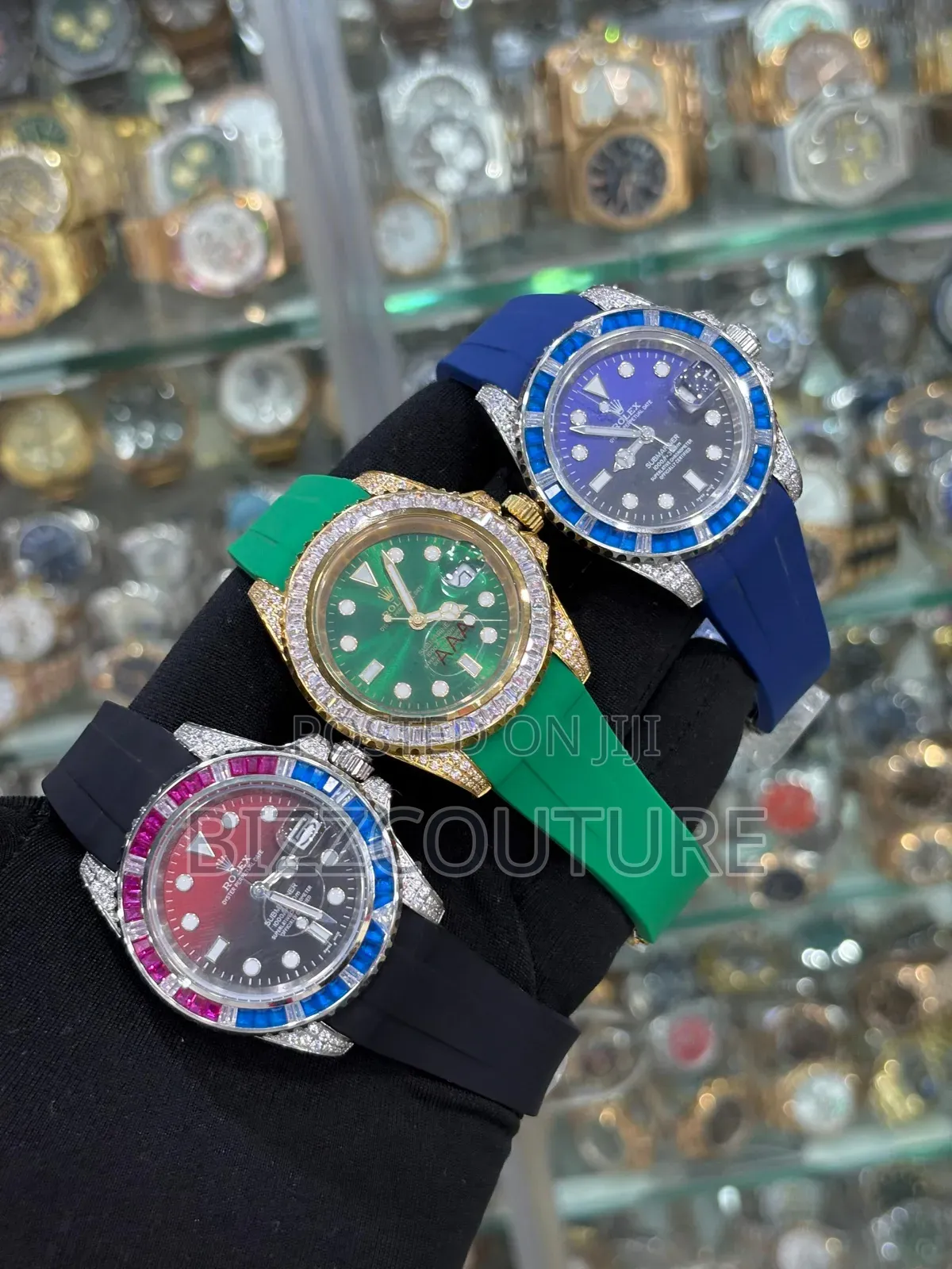 Original Rolex Oyster Perpetual Date Rubber Strap Watch