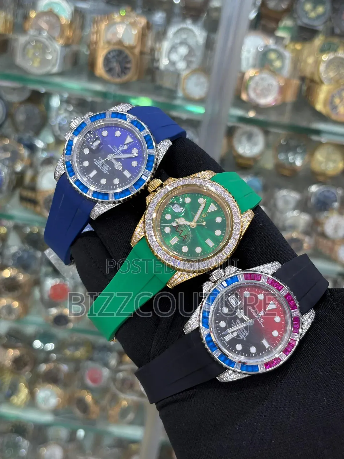 Original Rolex Oyster Perpetual Date Rubber Strap Watch