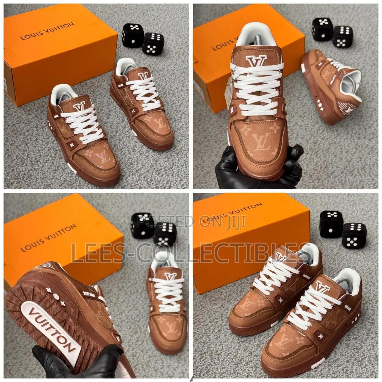 Best Quality Louis Vuitton Leather Sneakers