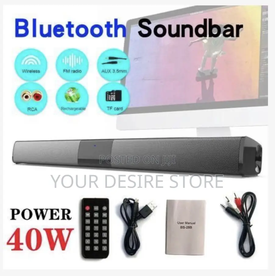 Soundbar - Speaker - 20w - 3d - Black