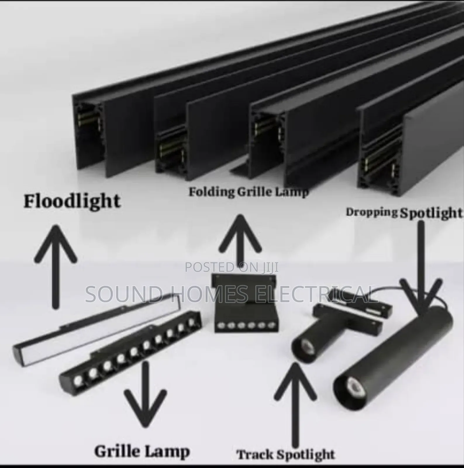 All Needed Accessories To Install Magnetic Tracklight