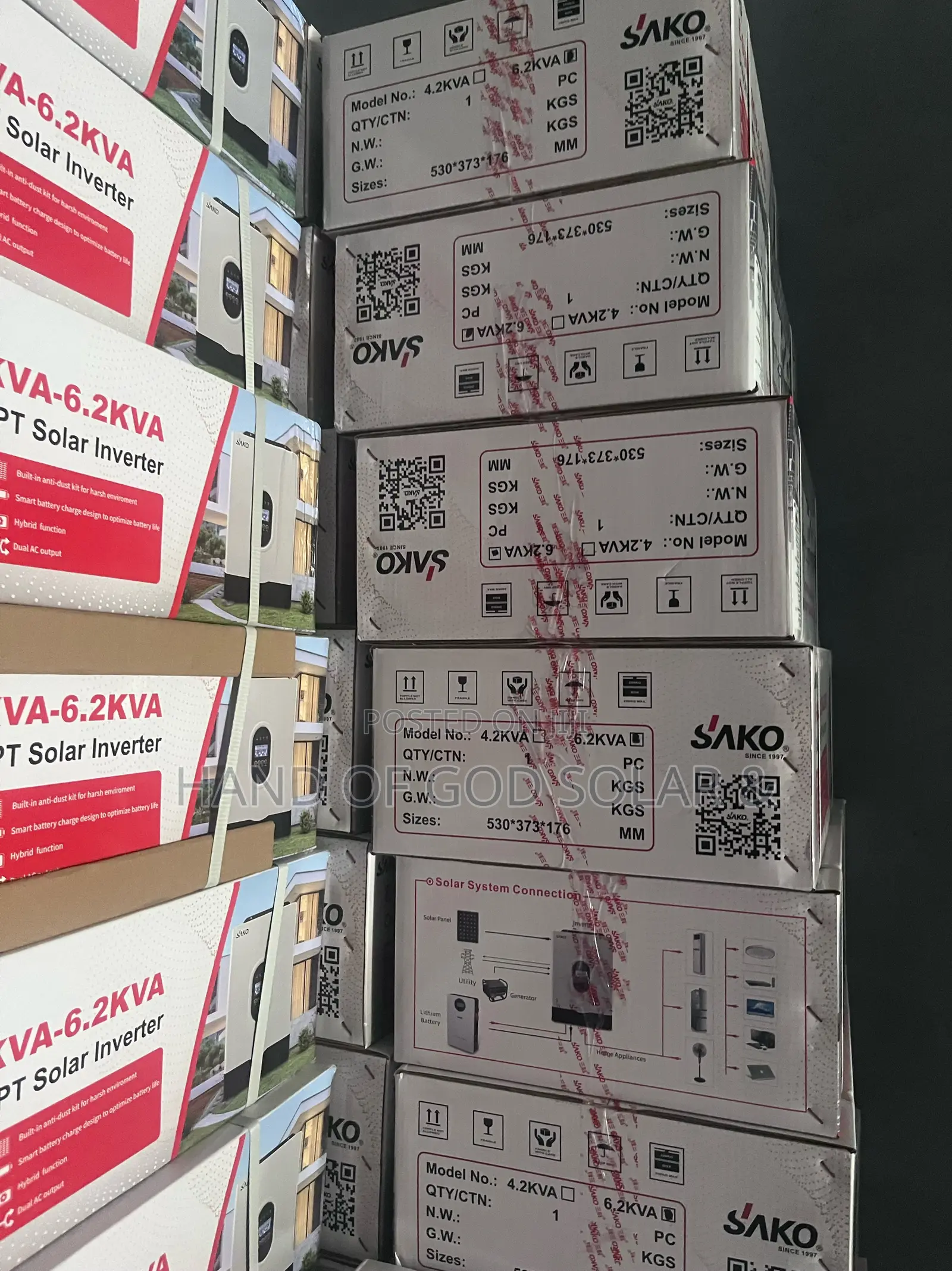 6.2kva Sako Hybrid Inverter