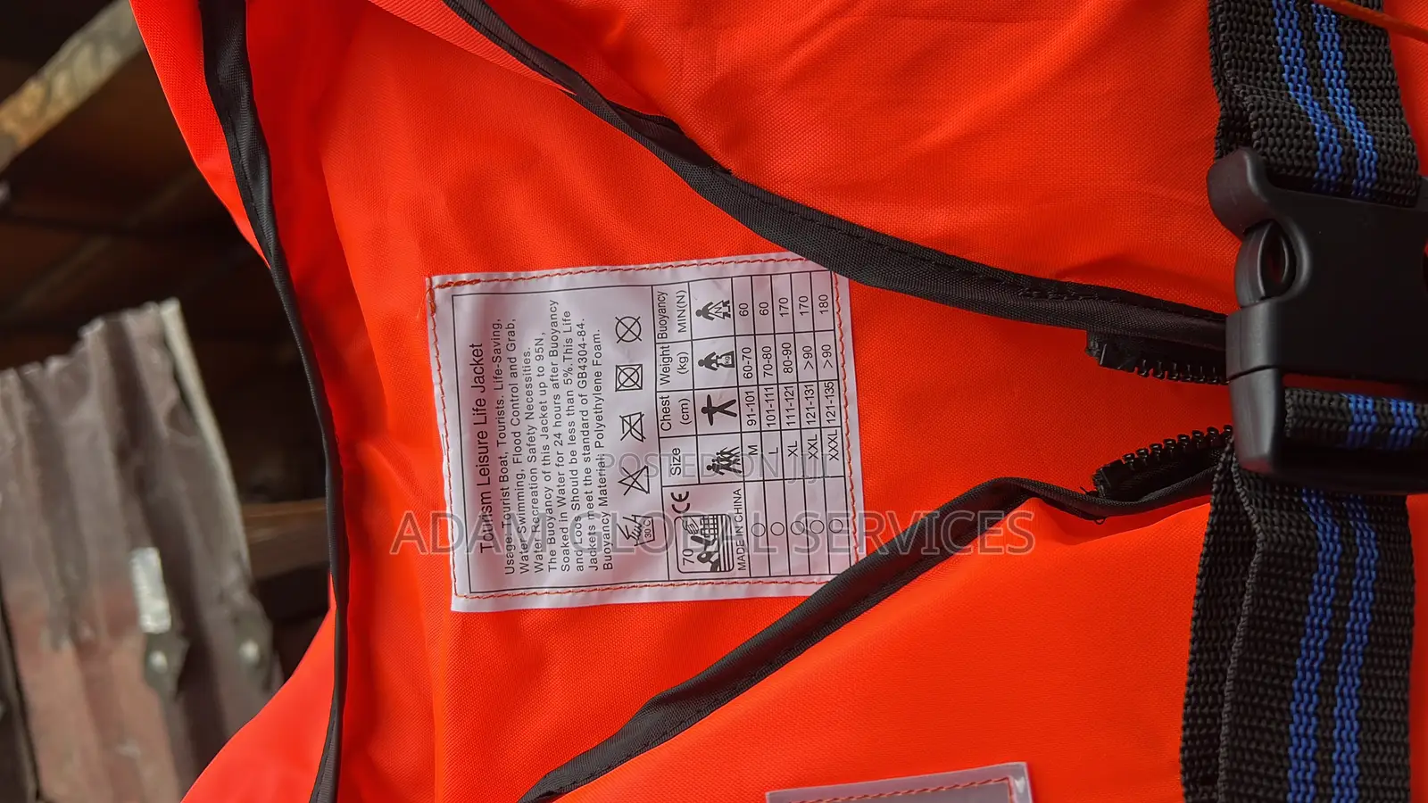 Safety Life Jacket( Orange )