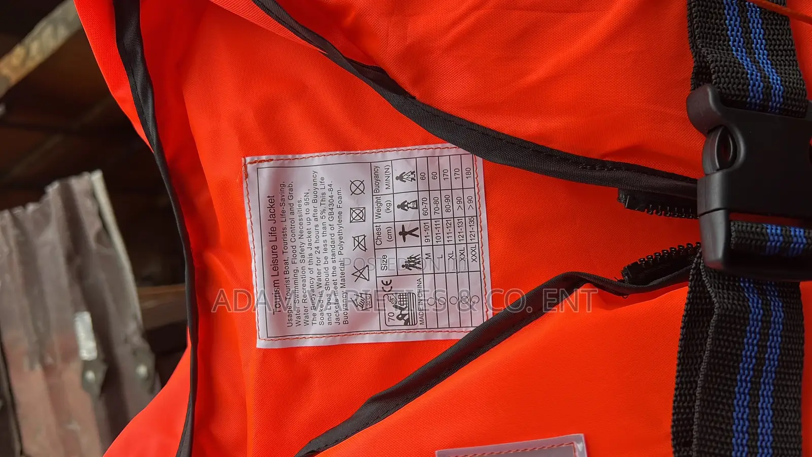 Safety Life Jacket( Orange )