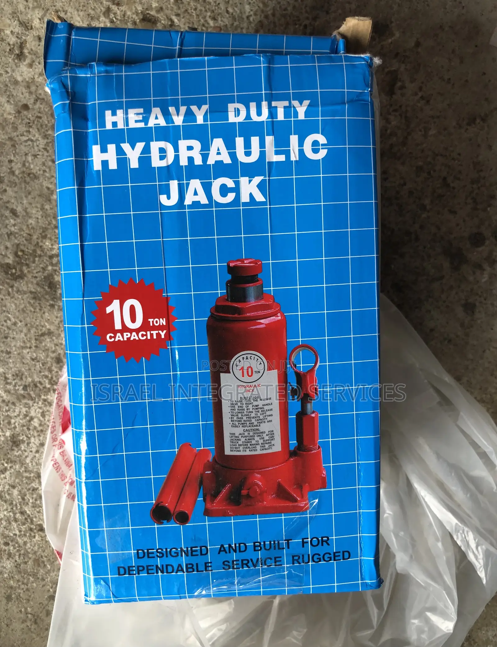 Hydrogen Jack 10 Ton Heavy Duty