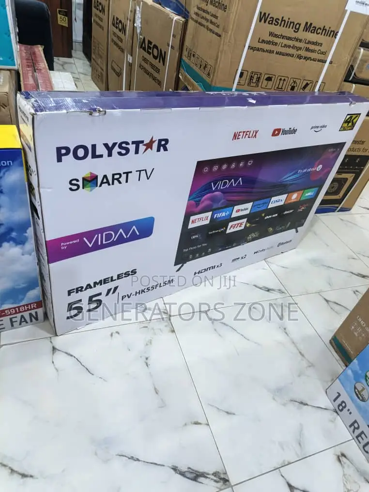 Buy With Confidence –Polystar 55 Inches Smart Tv Pv-Hk55flsm