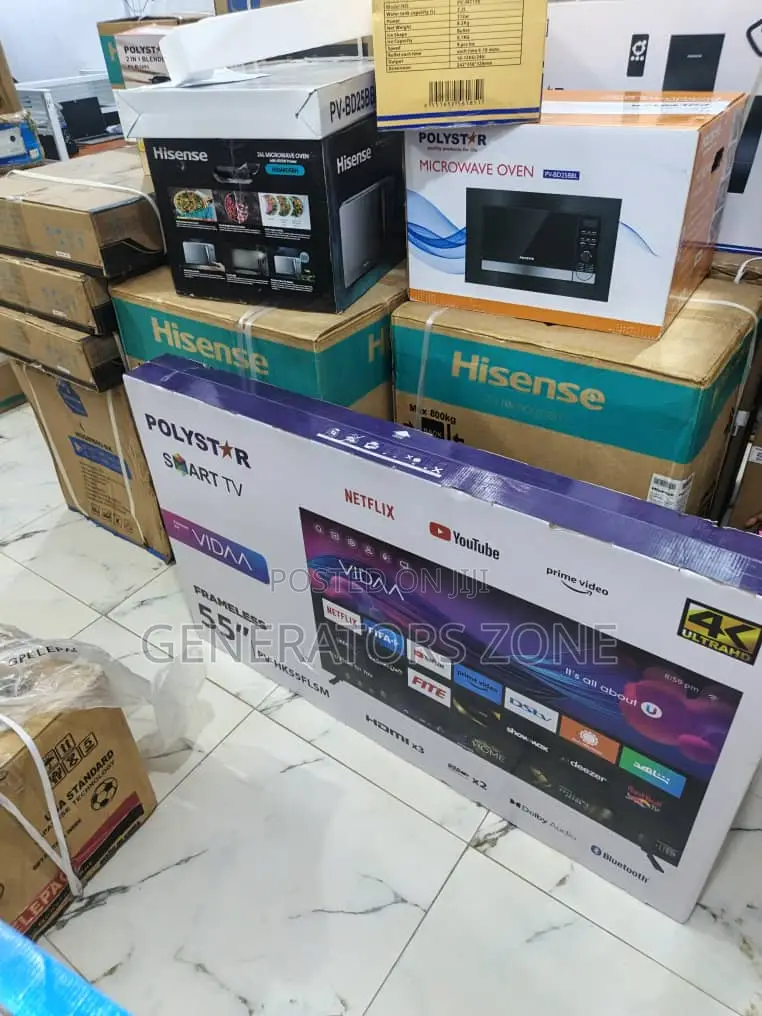 Family Entertainment – Polystar 55” Android Tv Pv-Hk55flsm