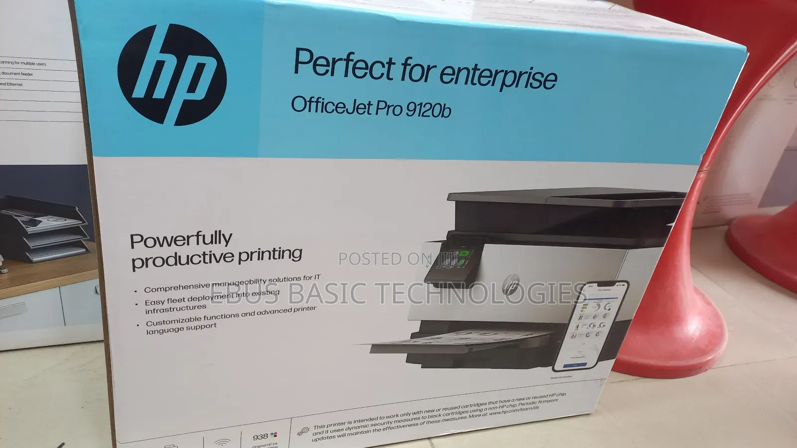 Hp Officejet Pro 9120b All in One Printer