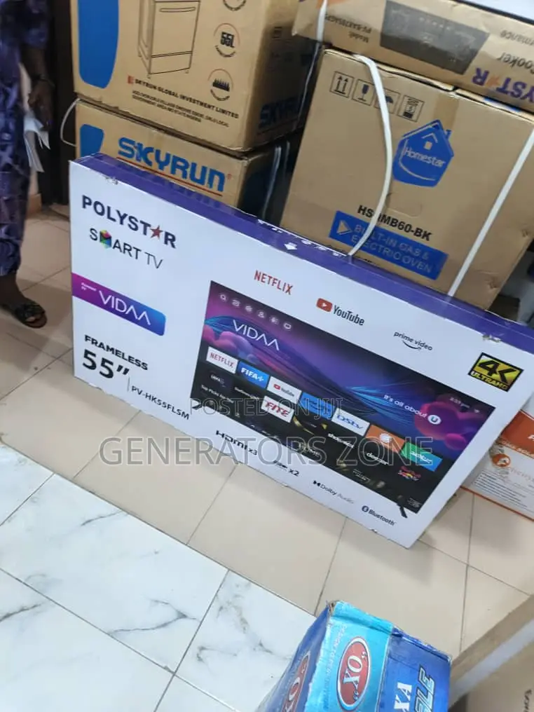Polystar 55” Smart Tv – Entertainment Just Got Smarter