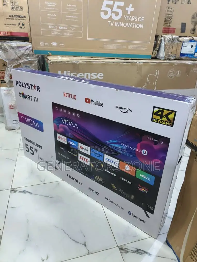 Polystar 55 Inches Tv – Bring Family Together in Style