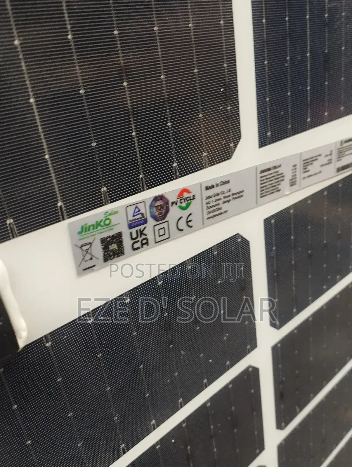 550w Jinko Solar Panel Bi-Facial Halfcut