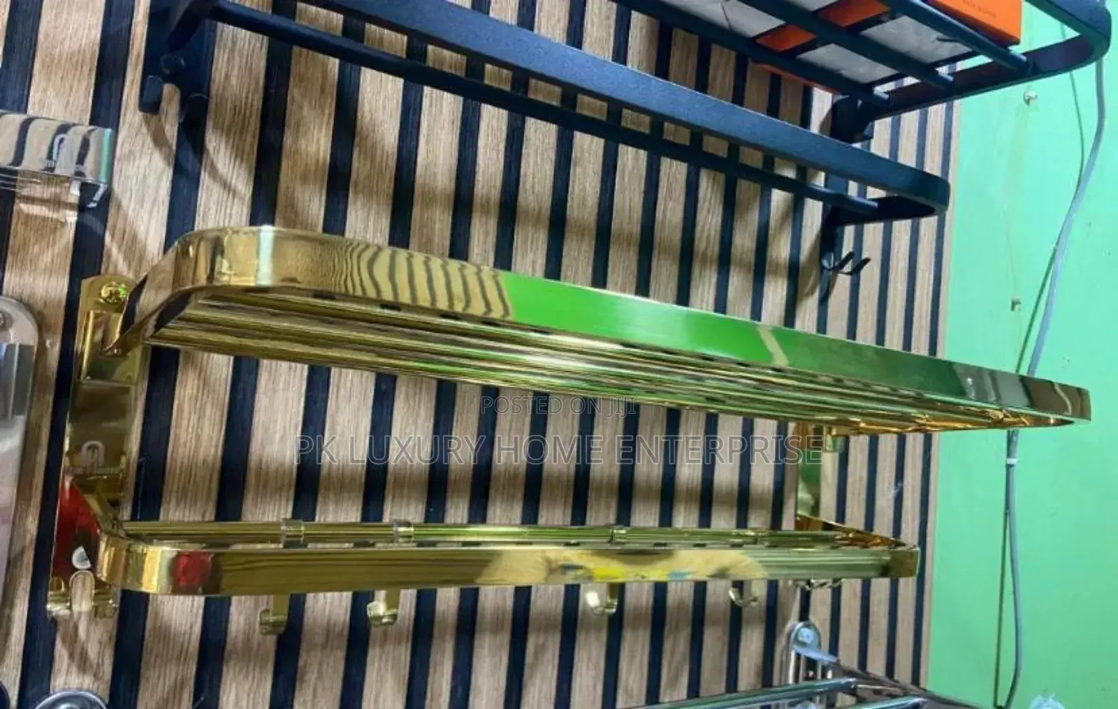 60cm Gold Multiple Towel Rail