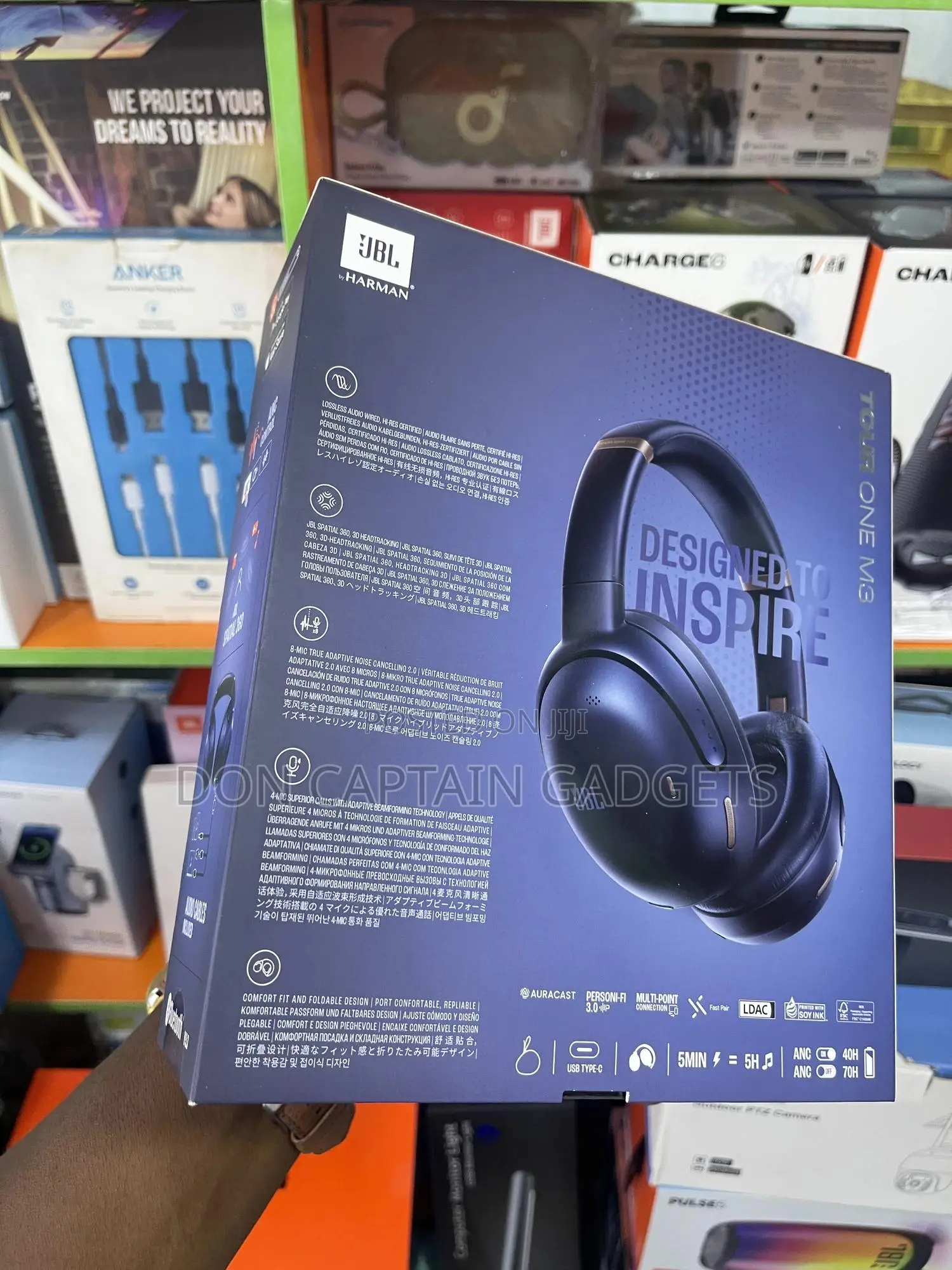 JBL Tour One M3 With Anc ( Blue)
