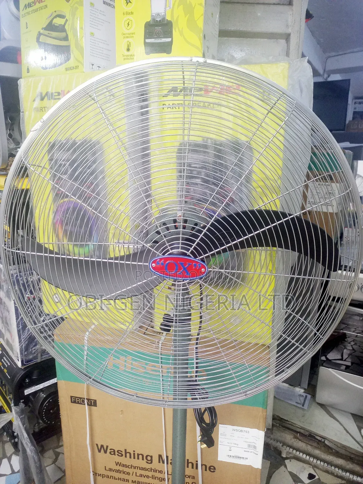 Ox Industrial Stand Fan 26"Inch Set