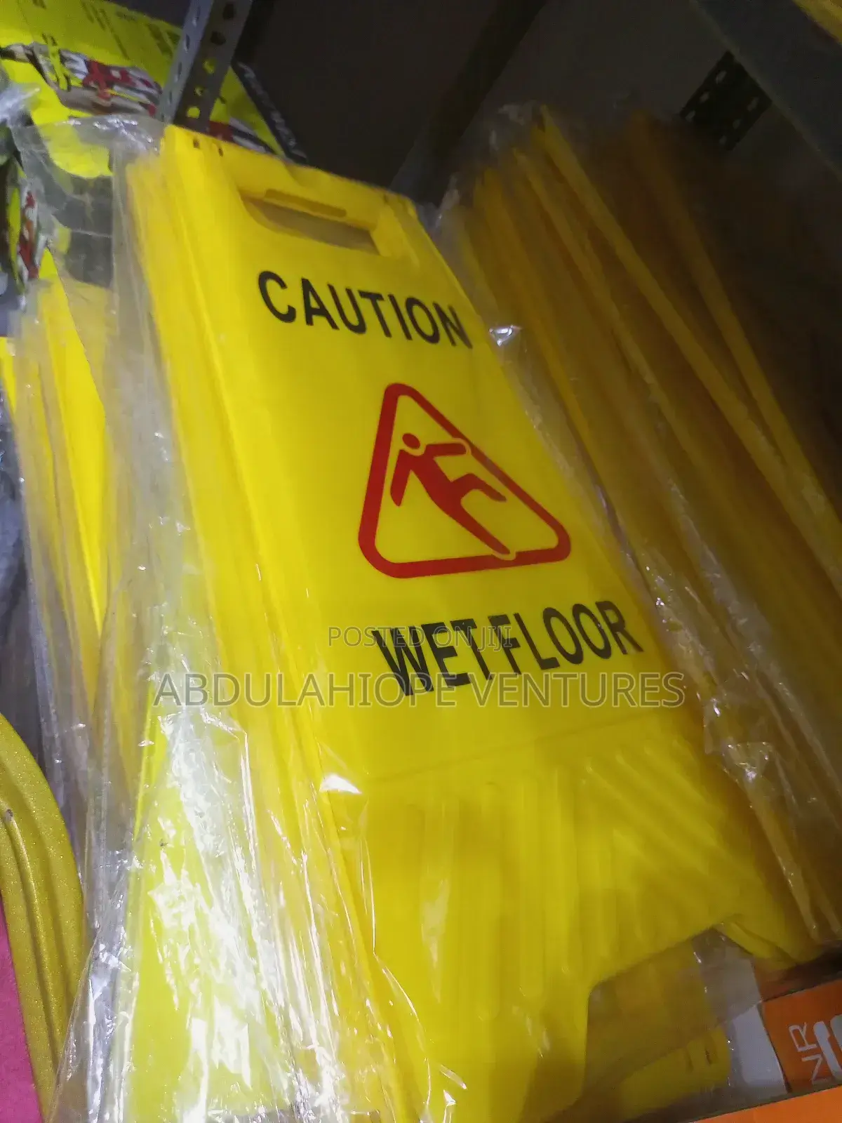 Wet Floor Caution Sign