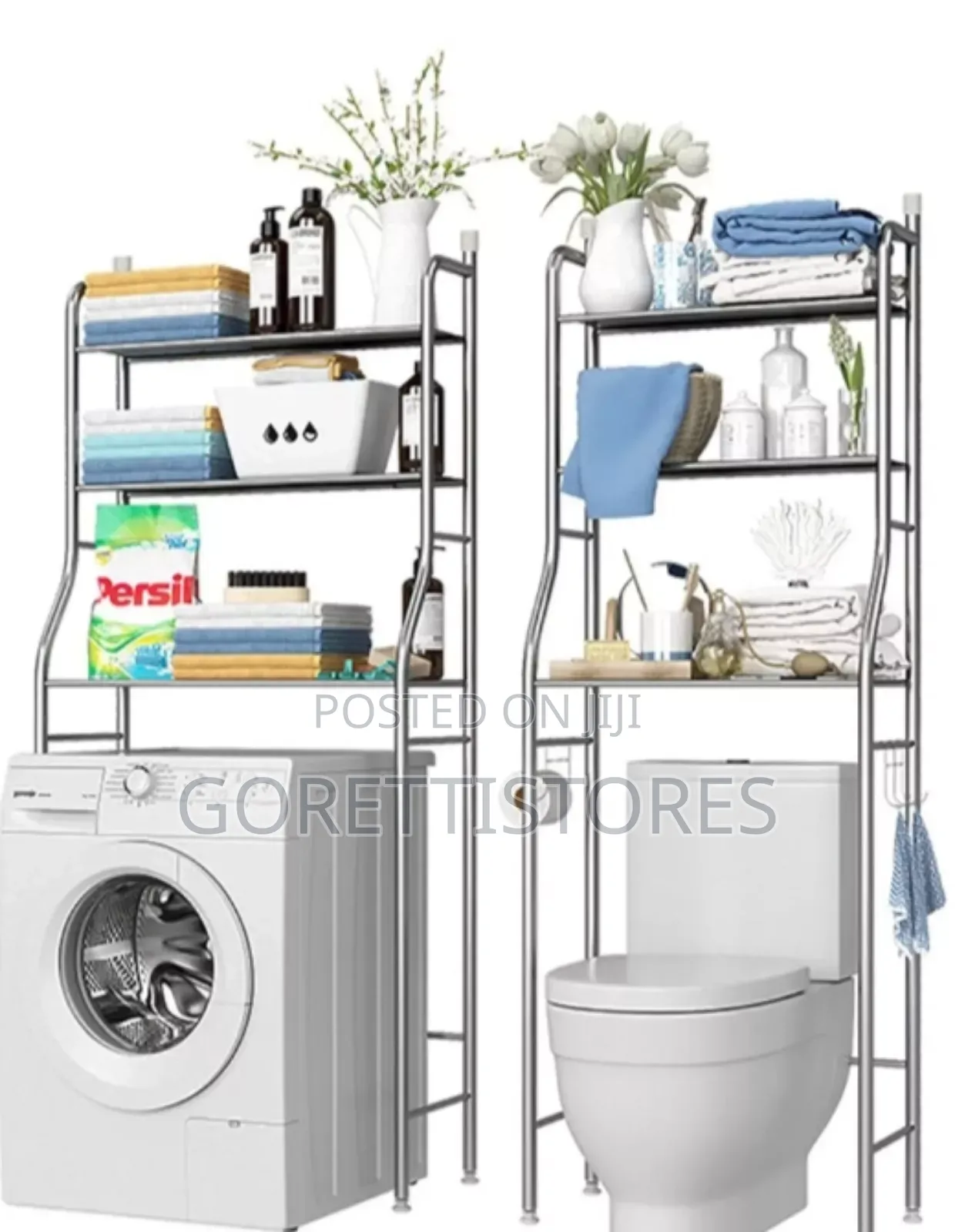 Stainless Steel Washing Machine/ Toilet Rack