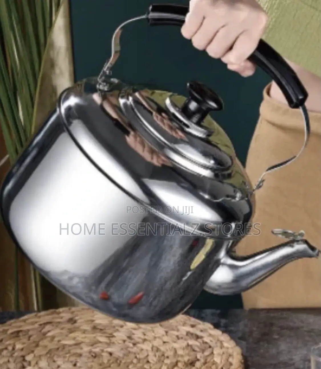 Traditional Stainless Steel Whistle Kettle - 10 Liters
