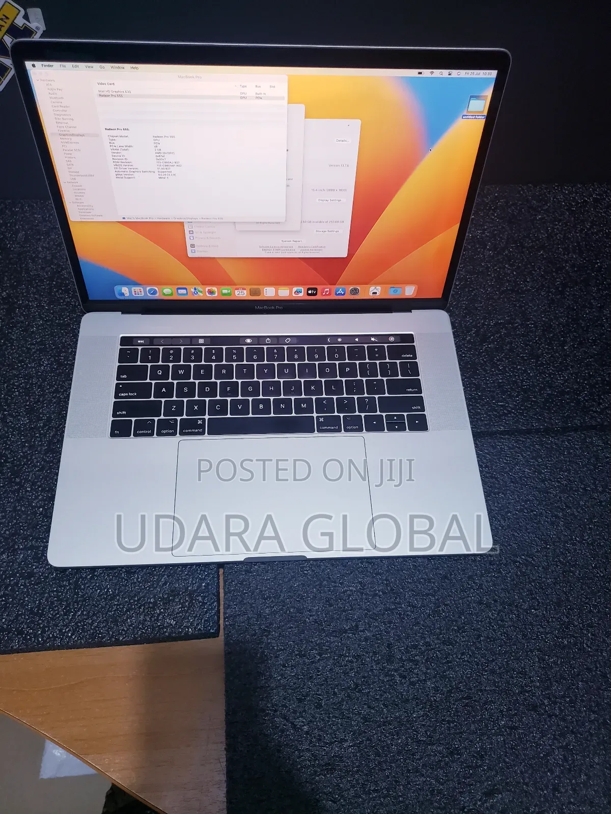 Laptop Apple MacBook Pro 2017 16GB Intel Core I7 SSD 256GB