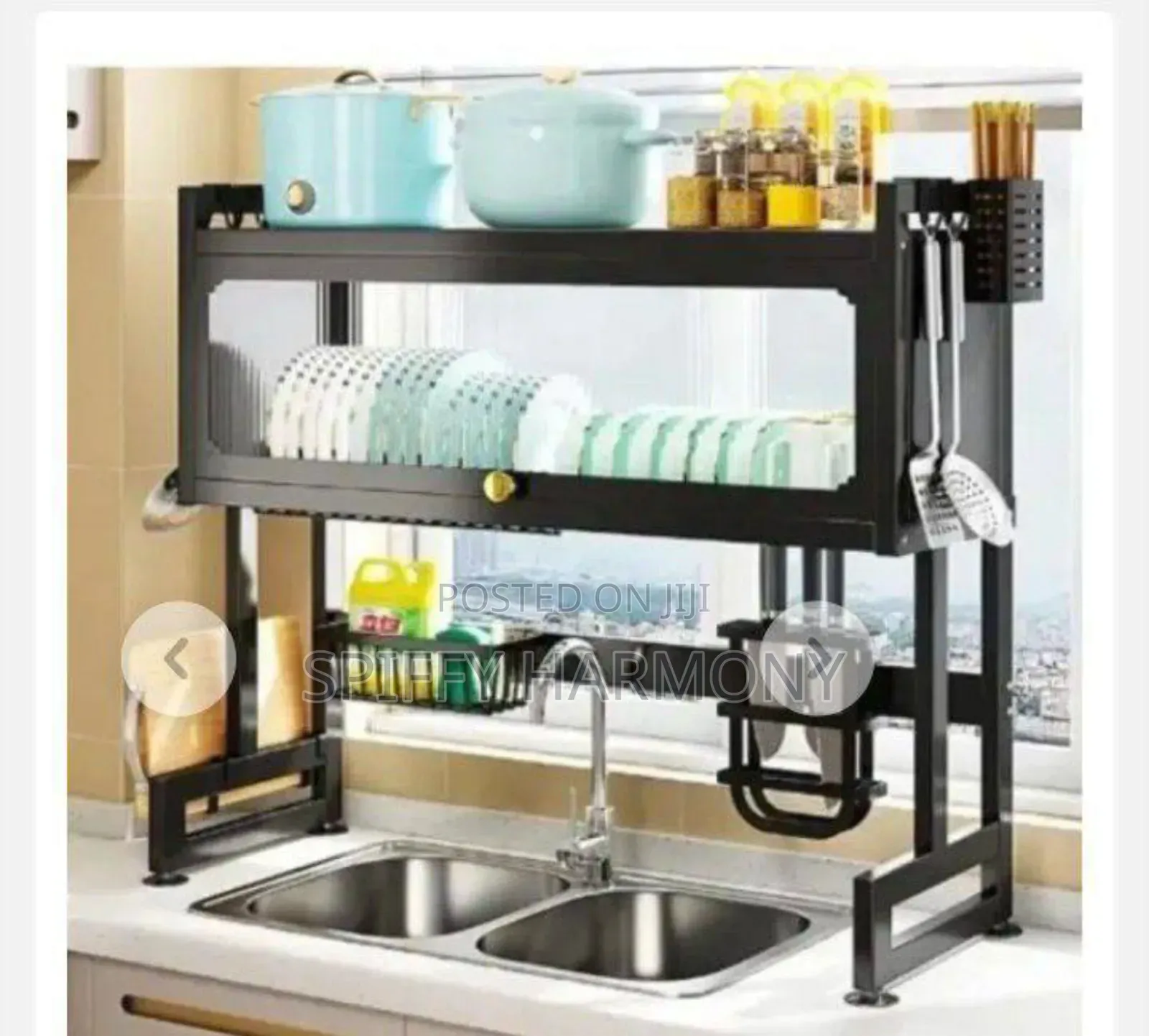 Over the Sink Dish Draining Rack