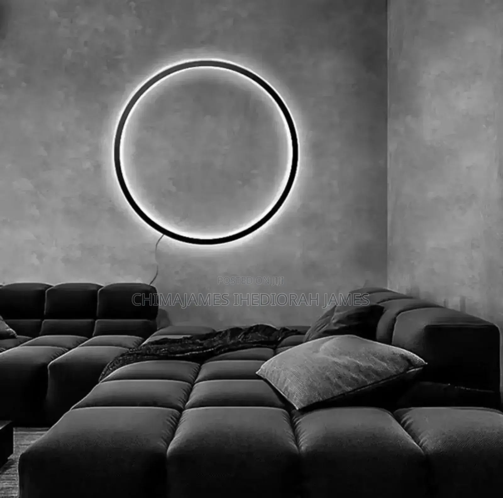 Minimalist Led Wall Lamps Ring Lights for Bedroom Living Din