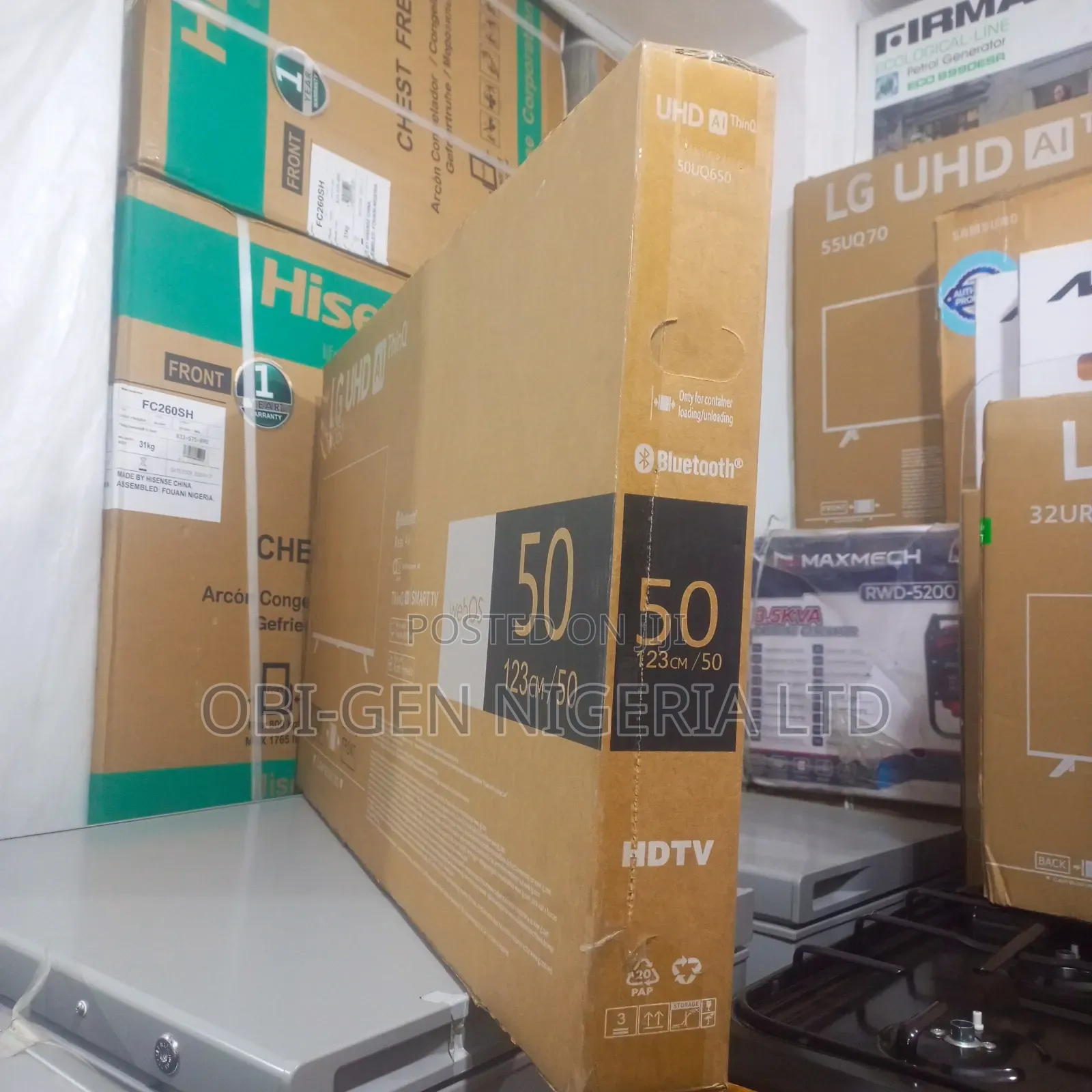 Lg Smart 50" Tv 50uq650 Set