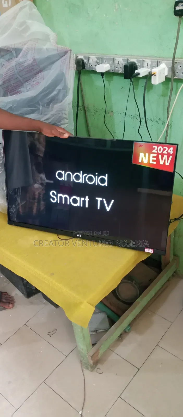 Lg 32" Dc/Ac Smart Android Led Tv, Frameless,Usb,Full Hd