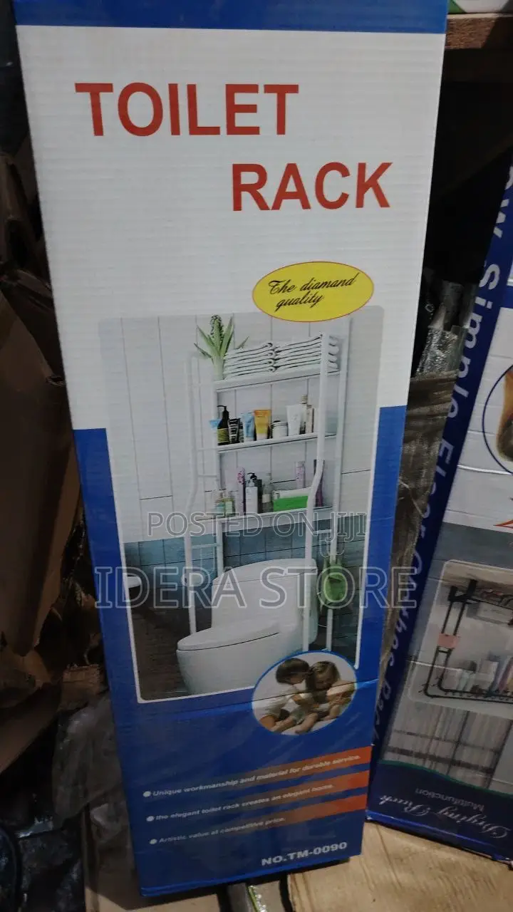 Toilet/ Bathroom Storage Rack, Shelve Organizer,