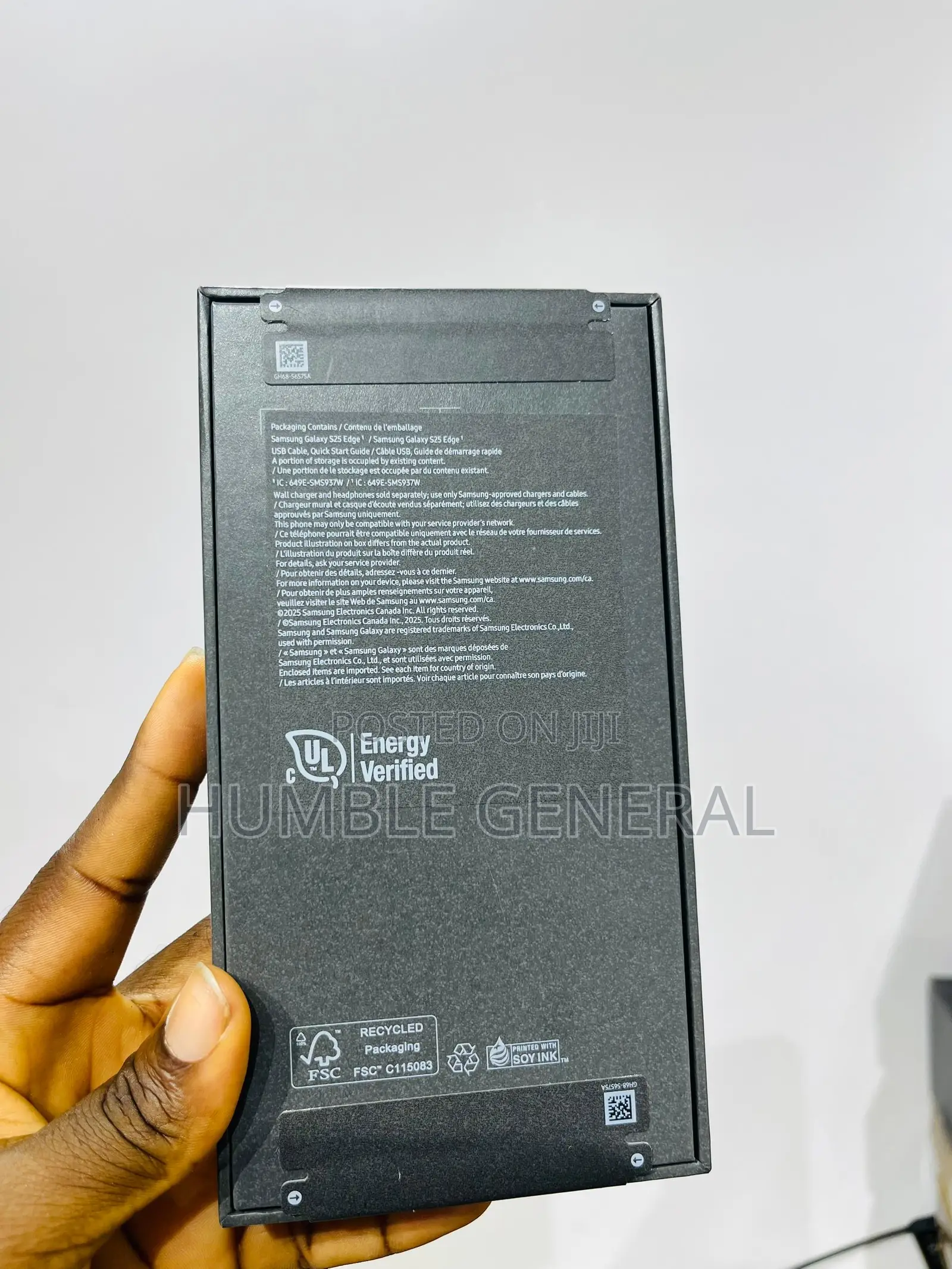New Samsung Galaxy S25 Edge 512 GB Black