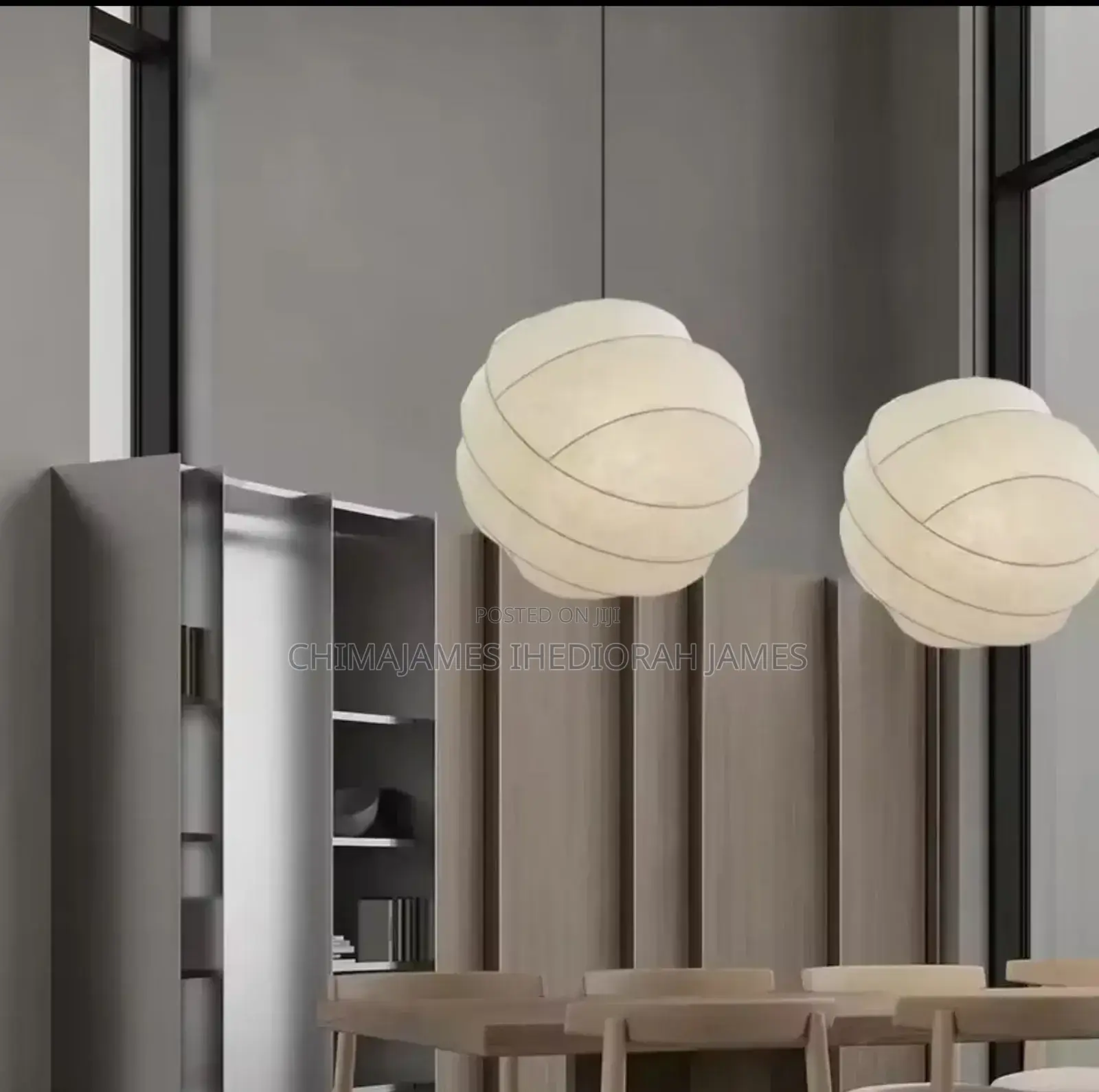 Noguchi Isamu Paper Lamp Bedroom Restaurant Chandeliers Japa