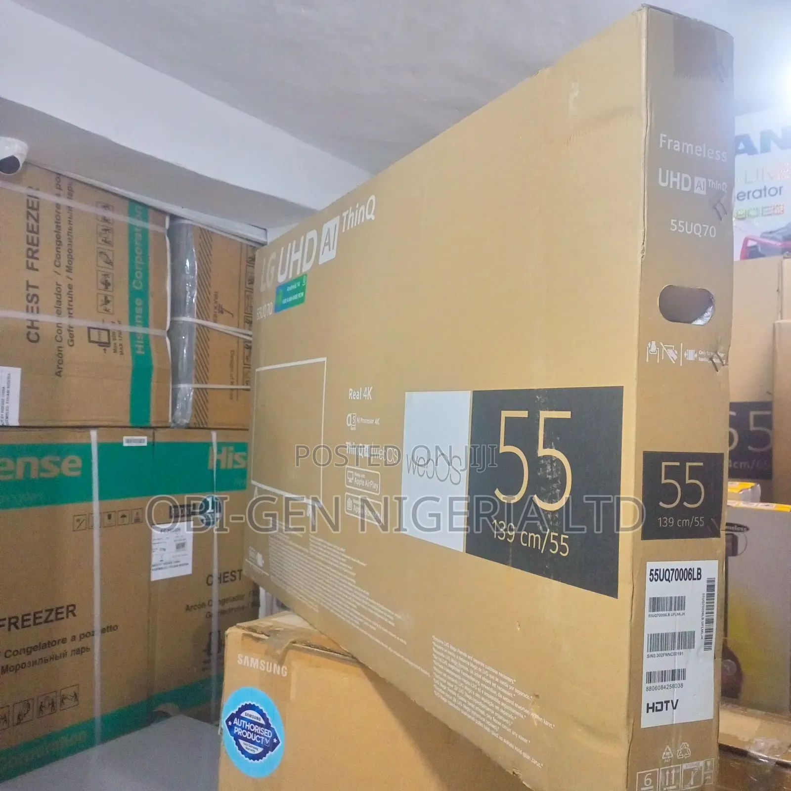 Lg Smart Tv 55"Inch 55uq70 Set