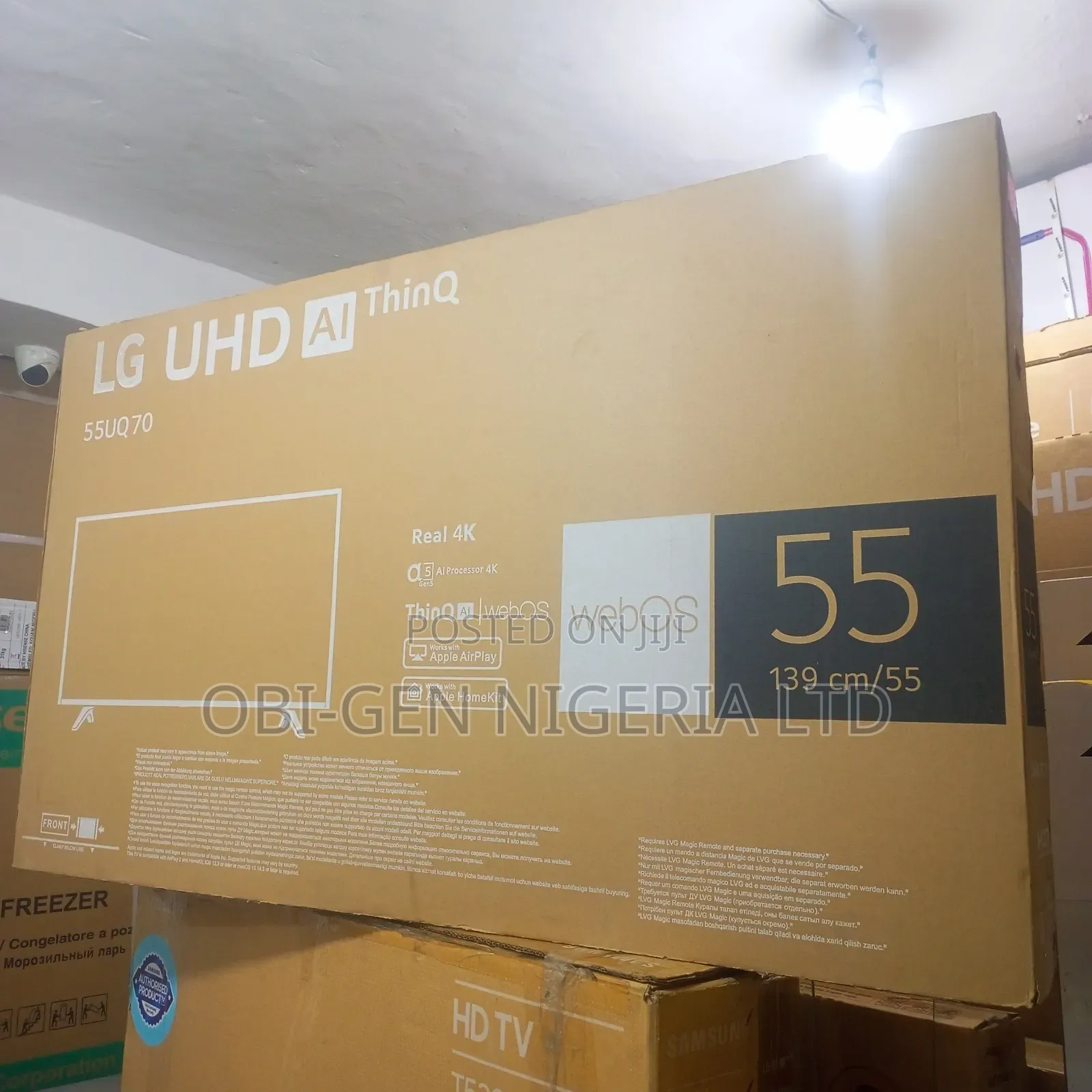 Lg Smart Tv 55"Inch 55uq70 Set