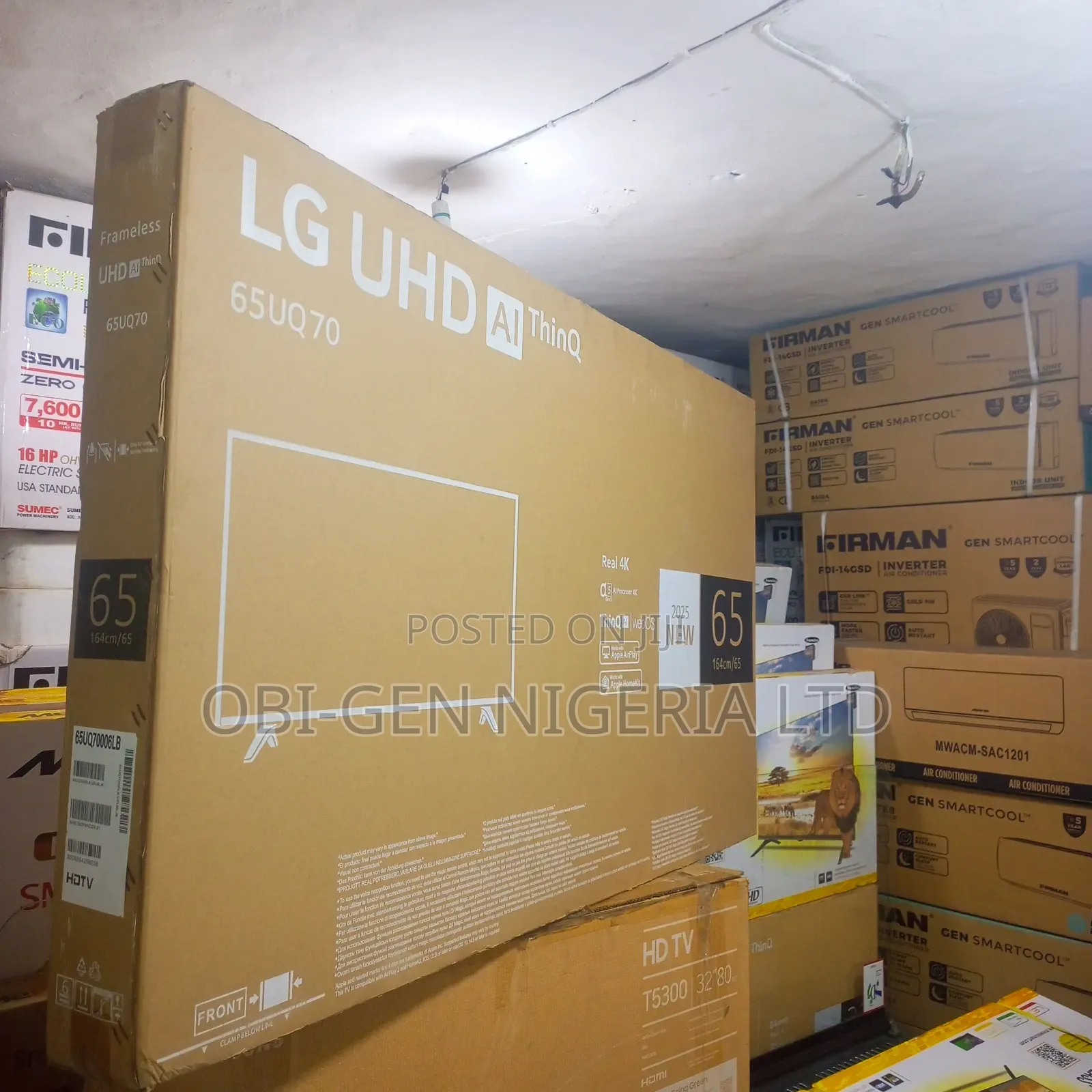 Lg Smart Tv 65"Inch 65uq70 Set
