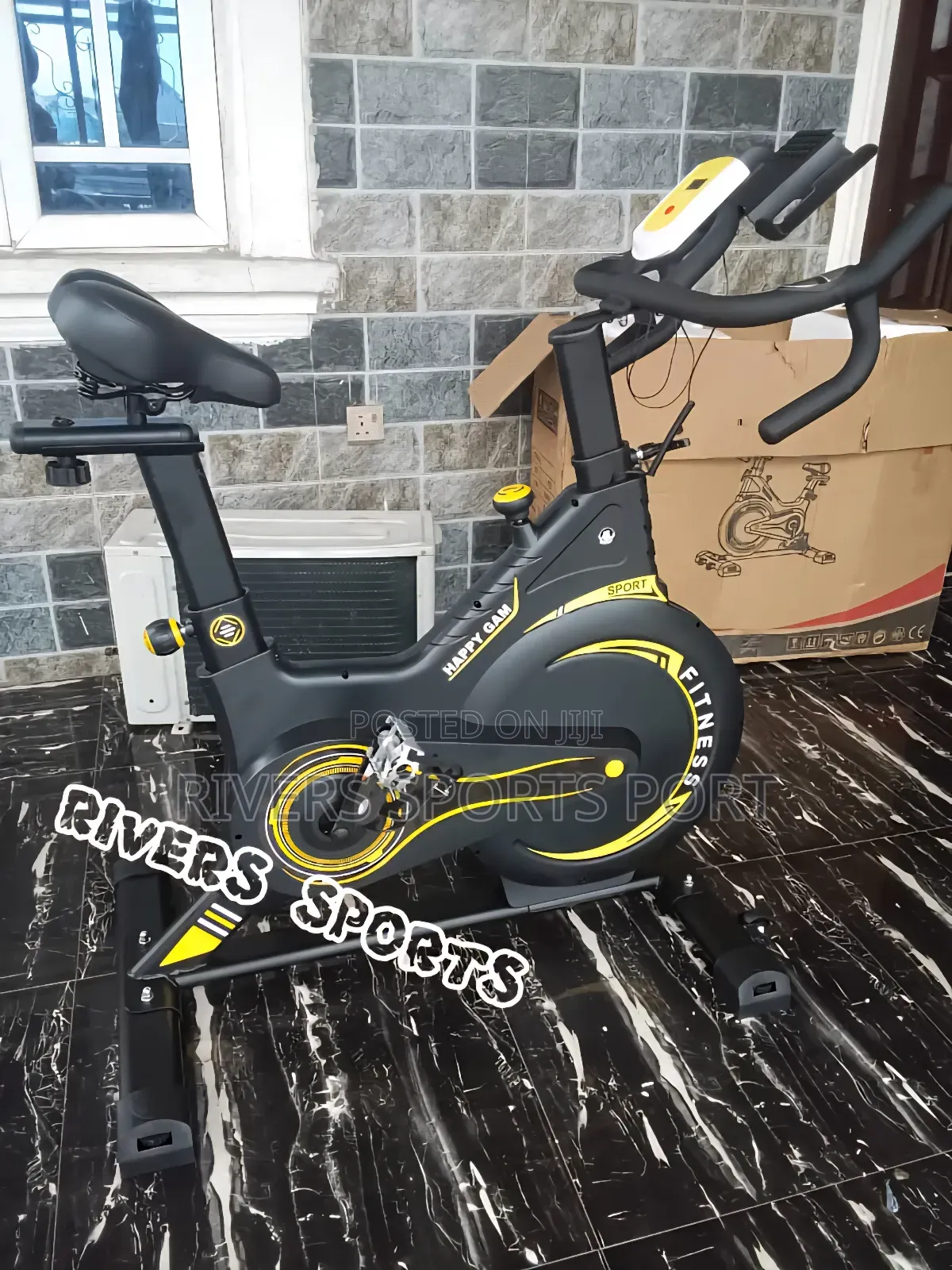 Happy Gam 150kg Commercial Exercise Spinning Bike Wit Phone/Tab Holder