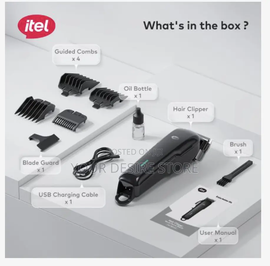 Itel Multifunction Rechargeable Hair Clipper