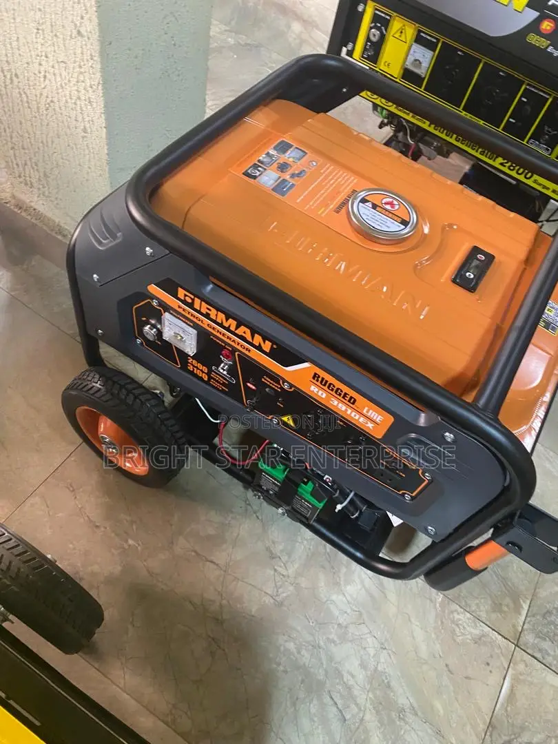 Firman Regged Generator 8910ex 100%Cooper 7.5kva With Oil