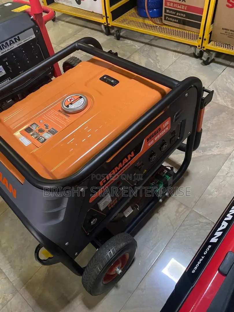 Firman Regged Generator 8910ex 100%Cooper 7.5kva With Oil