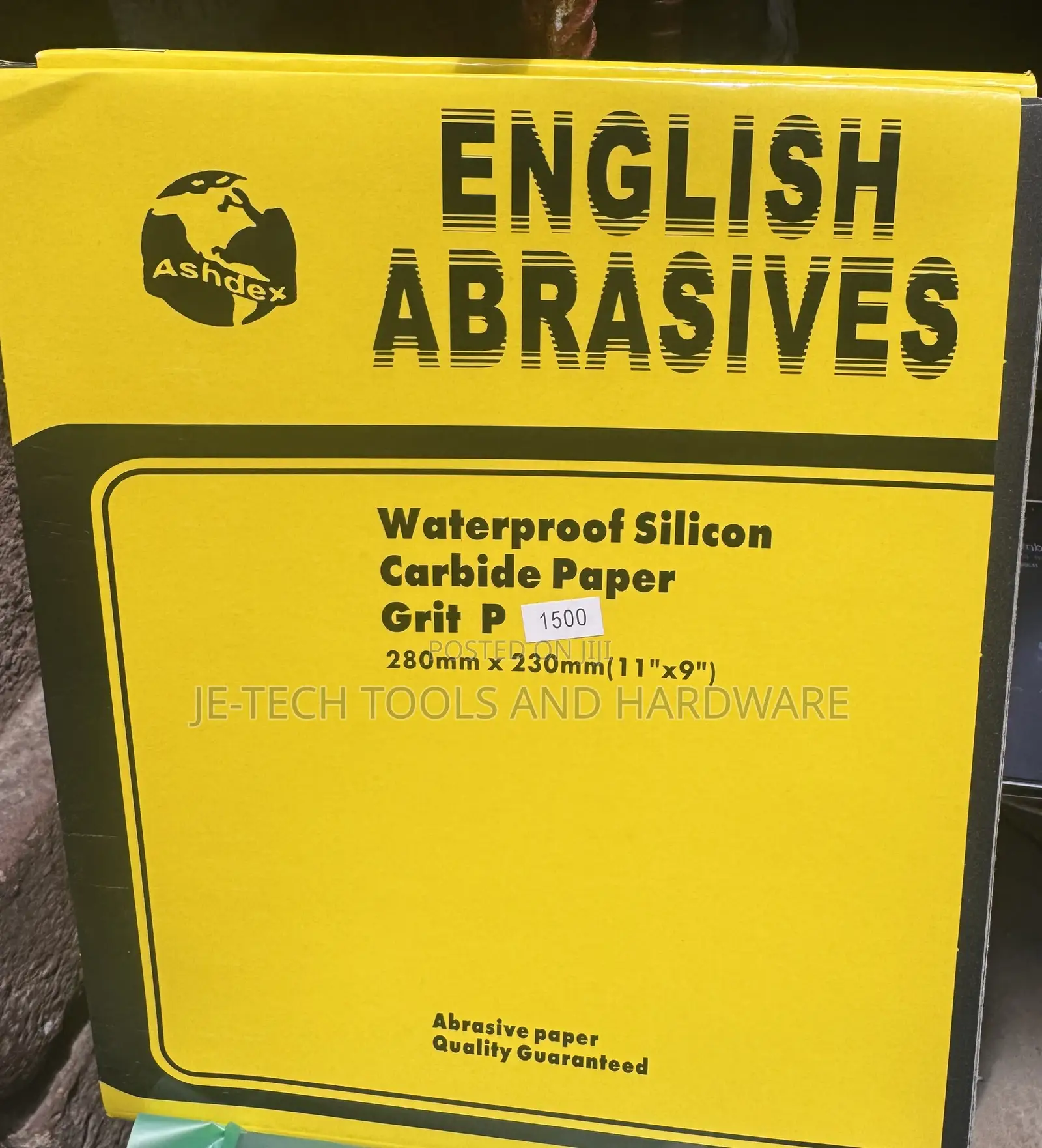 Abrasives Waterproof Silicon Carbide Paper P2000 Grit