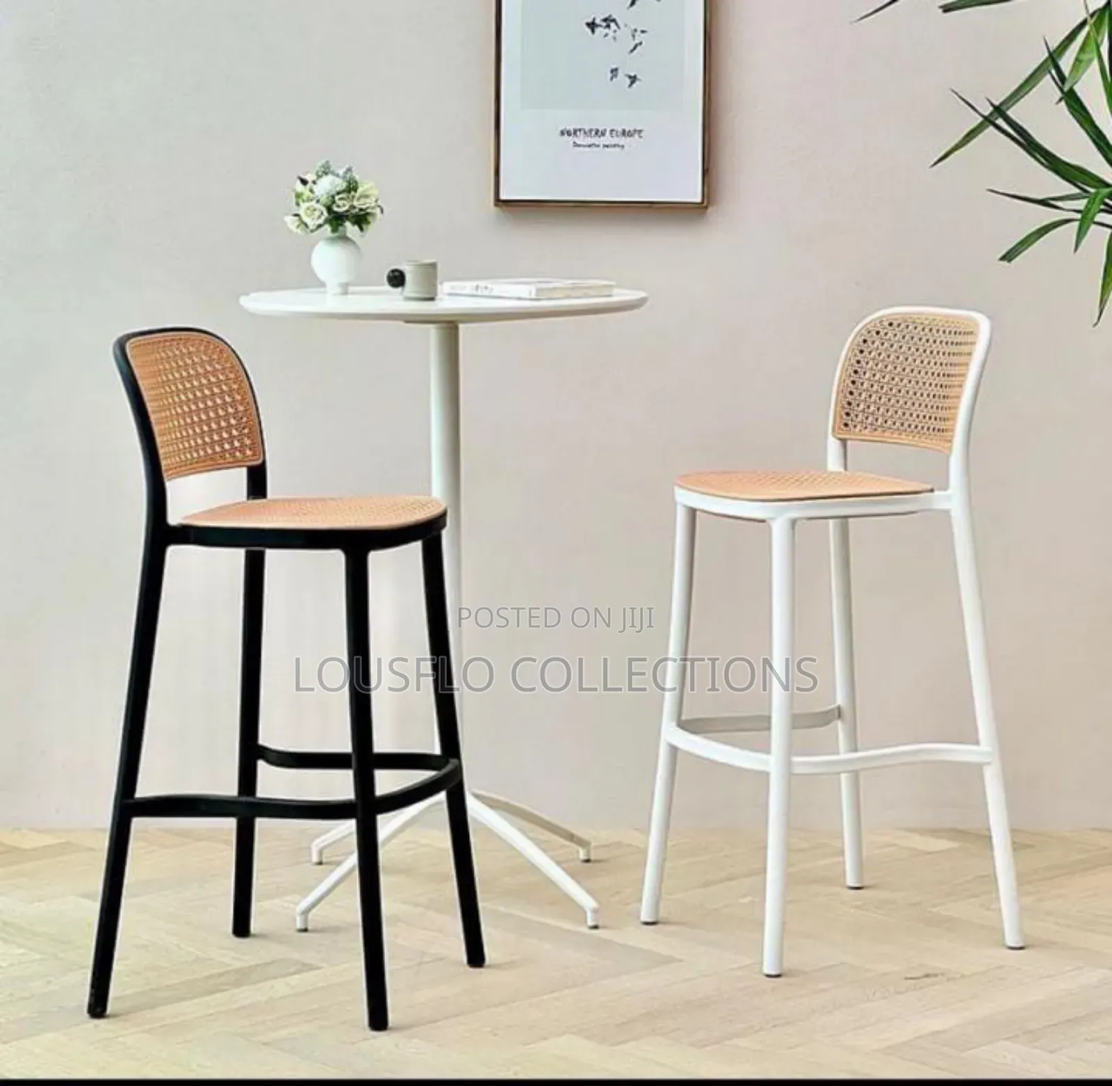 Quality 2 Plastic Bar Stool and Table