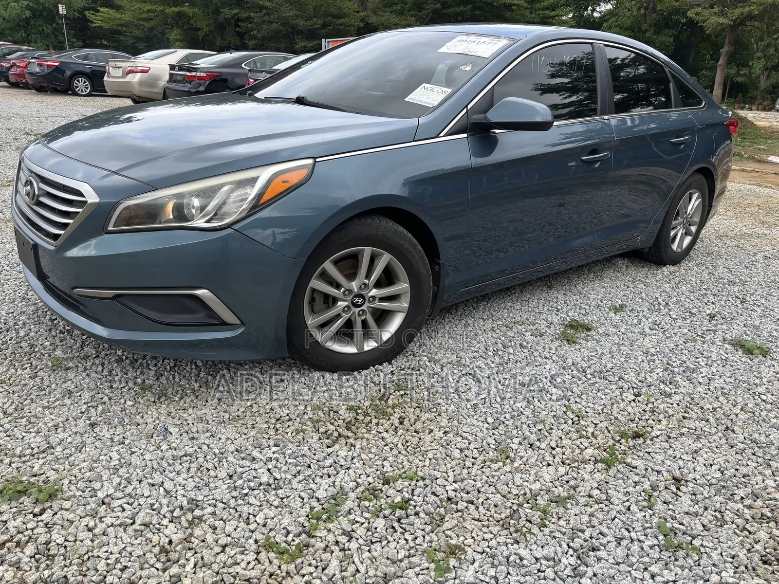 Hyundai Sonata Limited 2.0T Seban (2.0L 4cyl 6A) 2017 Blue
