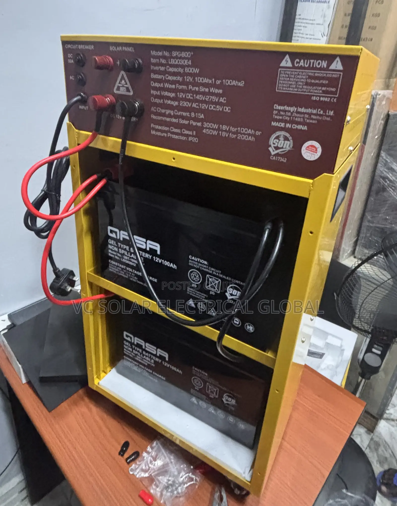 800w Qasa Solar Generator With 2pieces of 450w Solar Panels