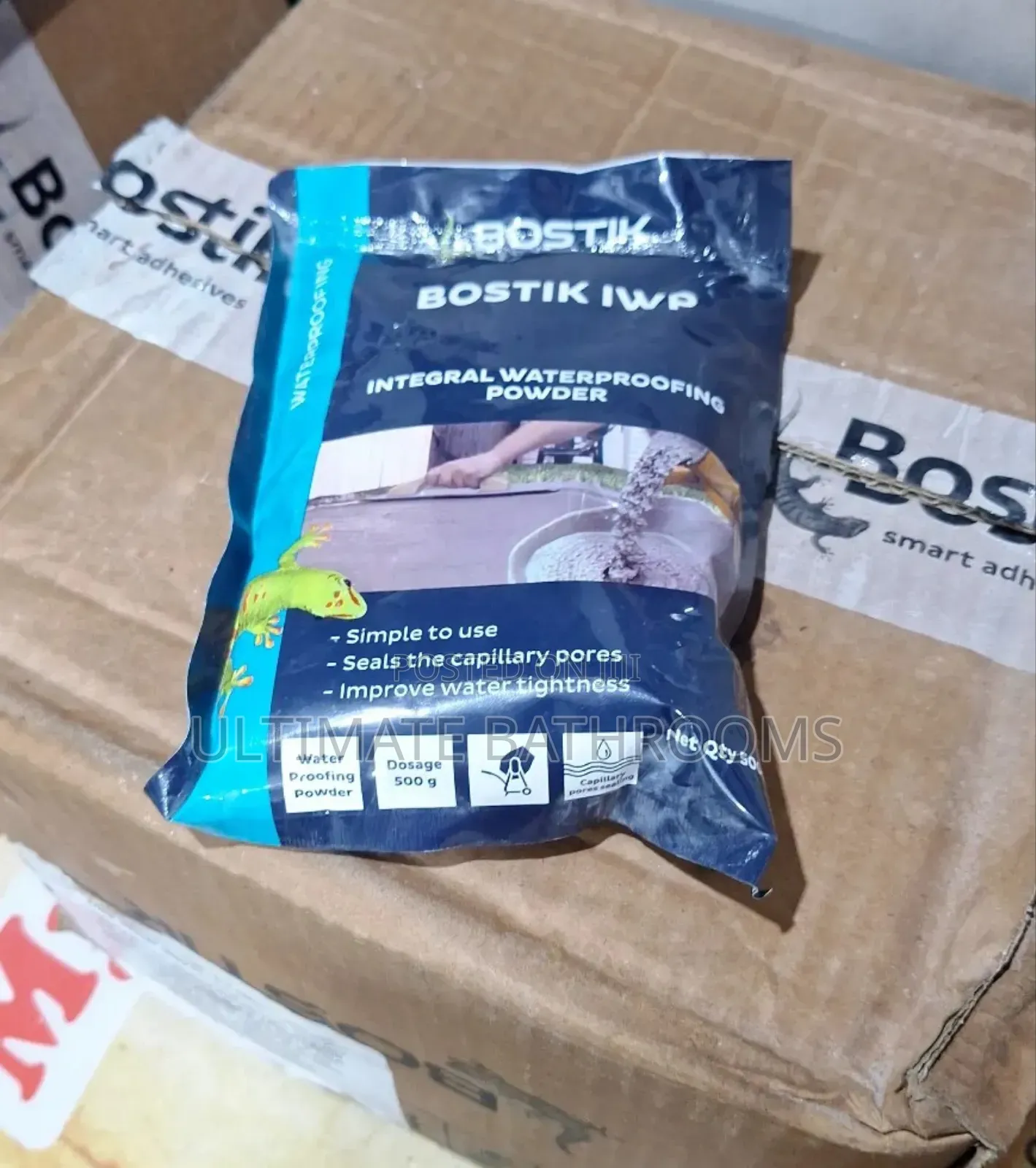 500g Bostik Integral Waterproof Cement
