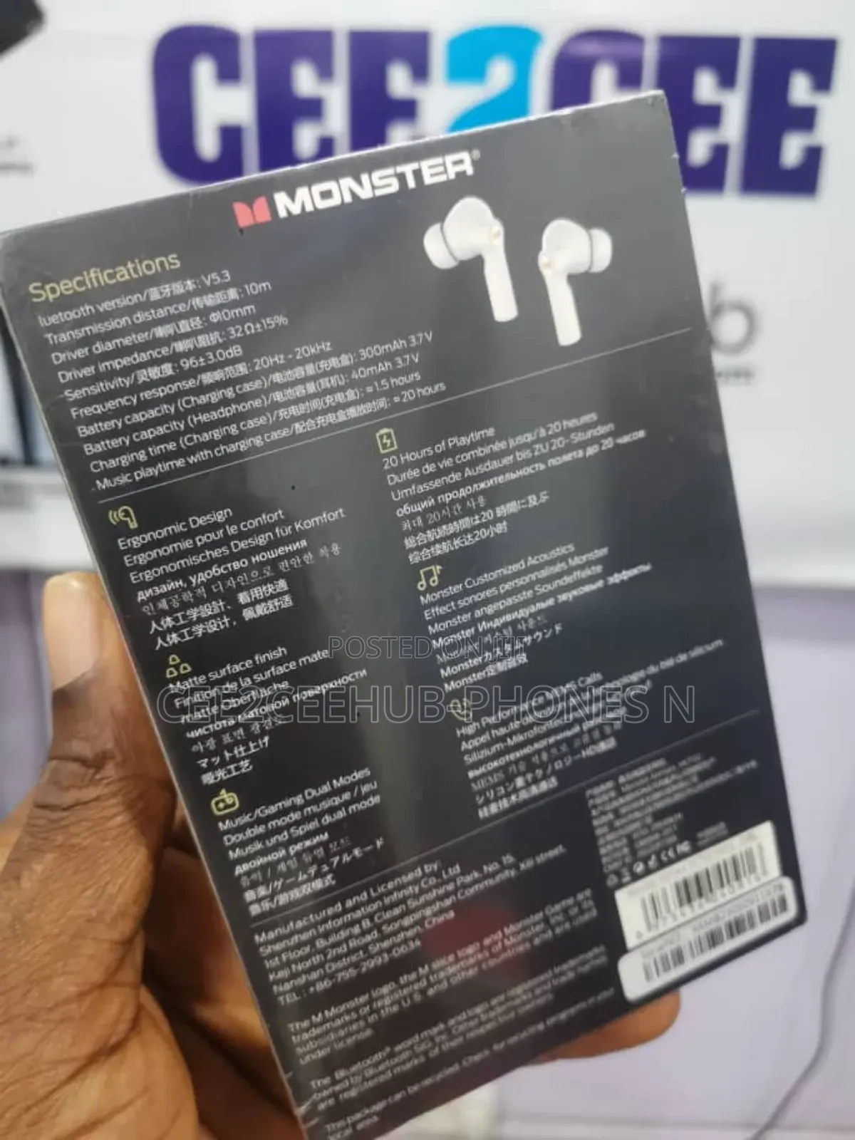 Monster Airmars Wireless Gaming Earbuds